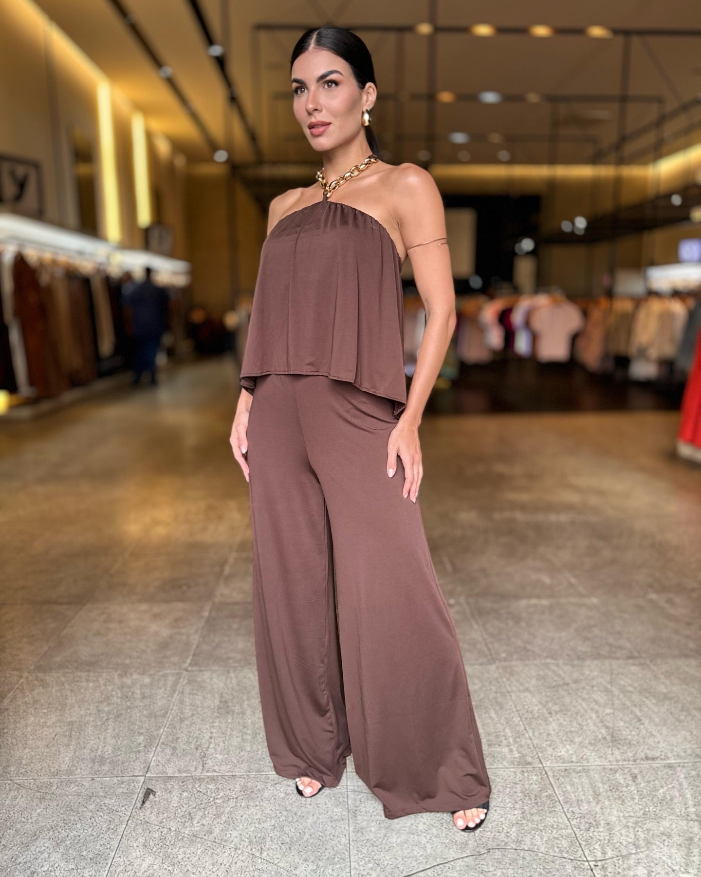 Completo Aurora marrone