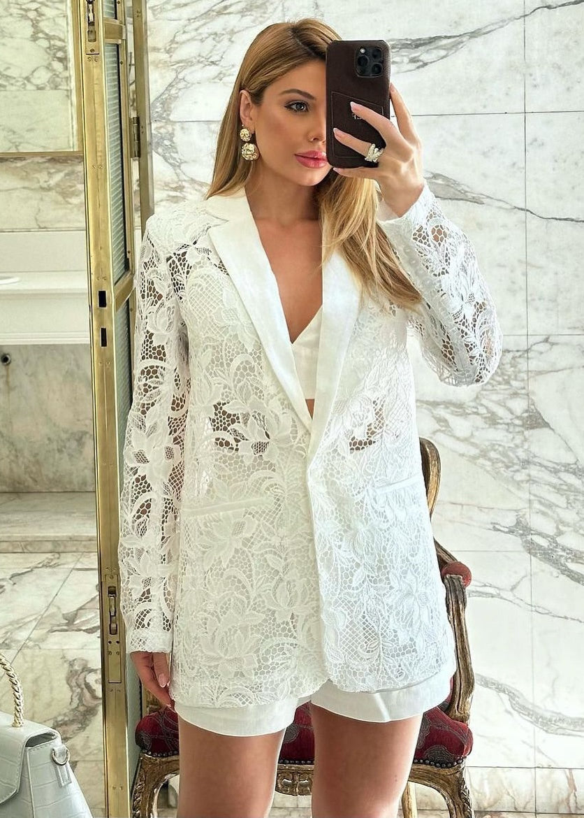 Completo Giacca In Pizzo