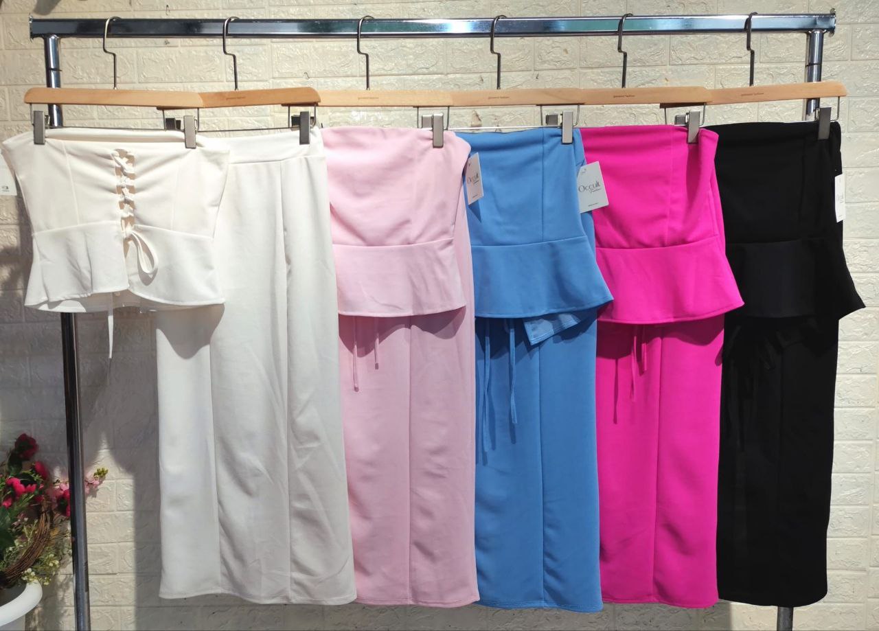 Completo Elegant Corset and Skirt vari colori