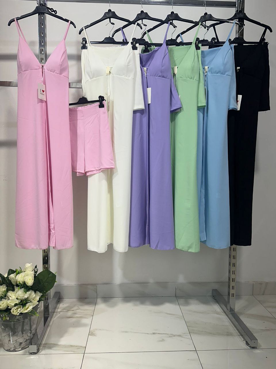 Coordinati pantagona di vari colori