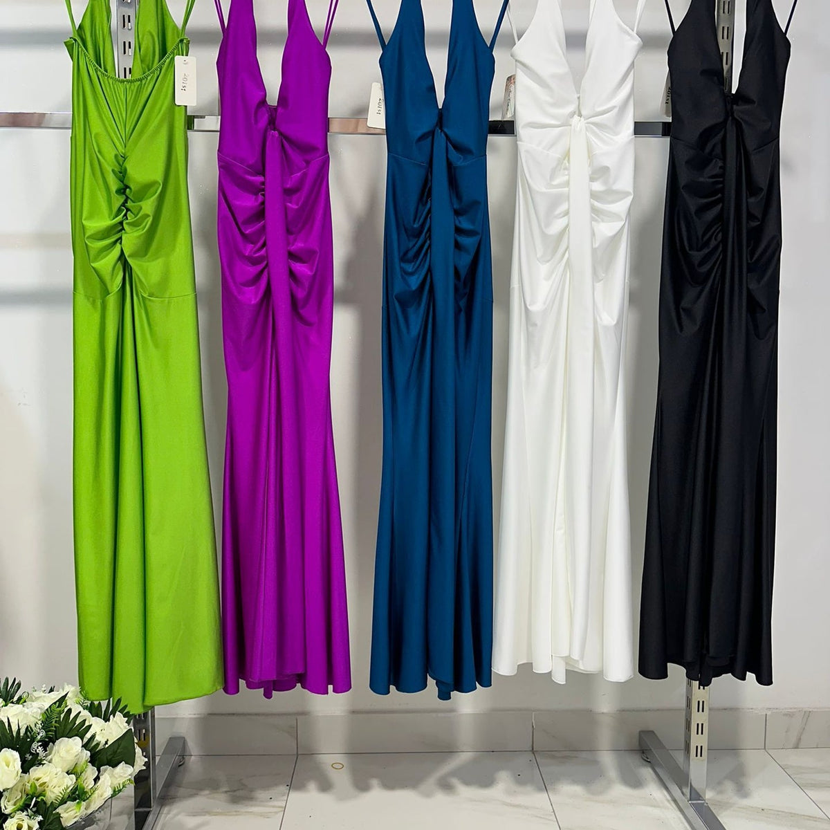 abito rosette vari colori