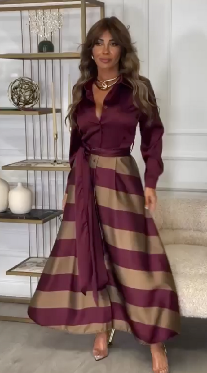 Vestito Clara marrone