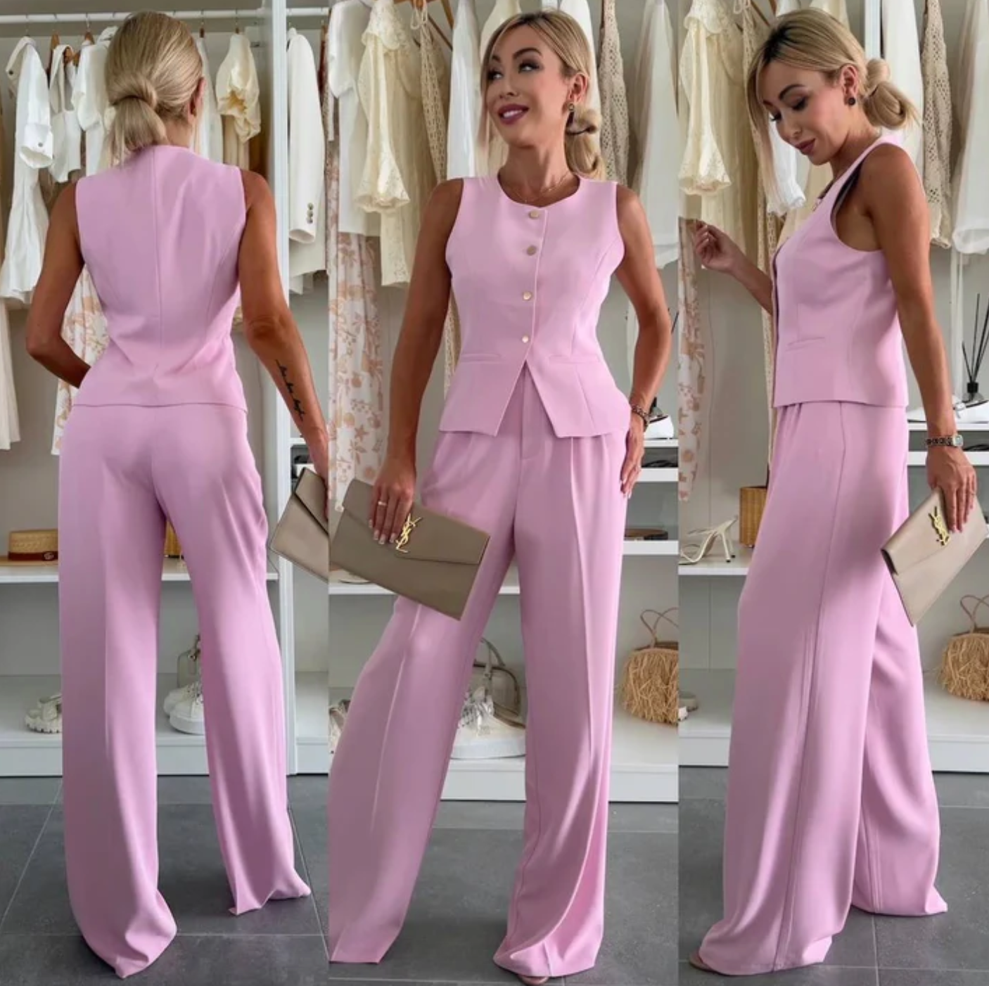 completo coupè rosa