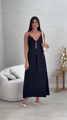 Coordinato pantagonna nero